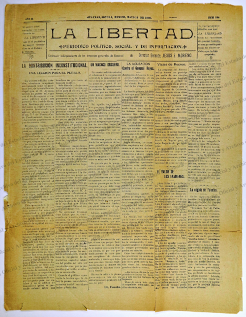 Ejemplar de La Libertad