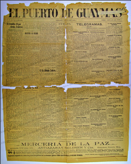 Imagen: El Puerto de Guaymas