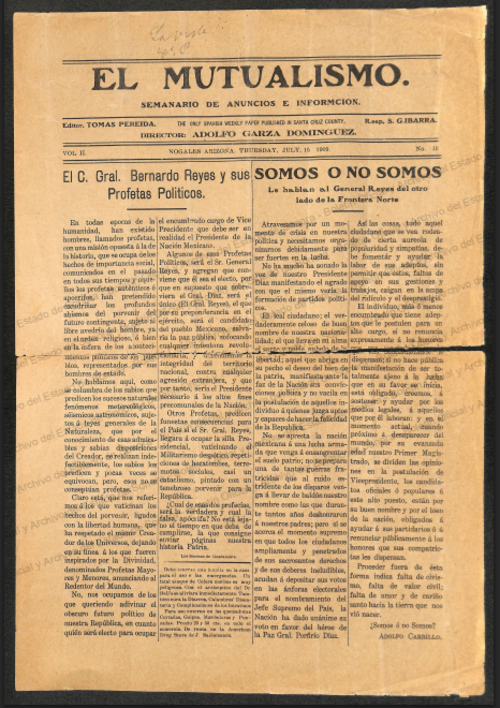 Ejemplar de El Mutualismo