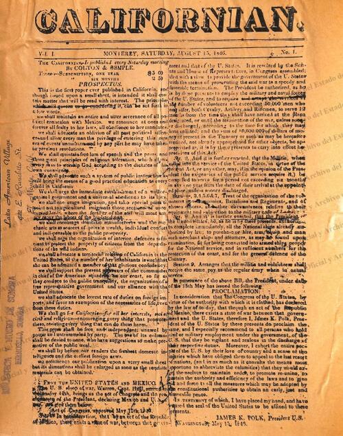 Ejemplar de The Californian