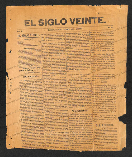 Imagen: El Siglo Veinte