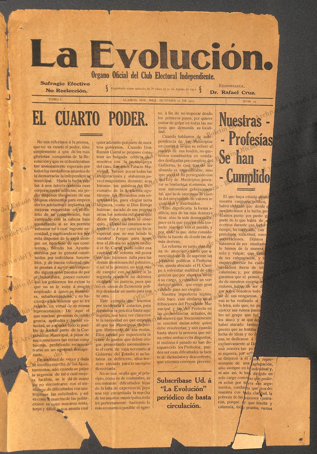 Imagen: La Evolución