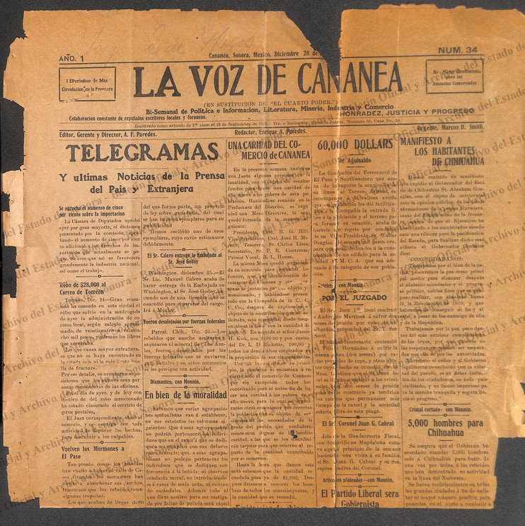 Imagen: La Voz de Cananea