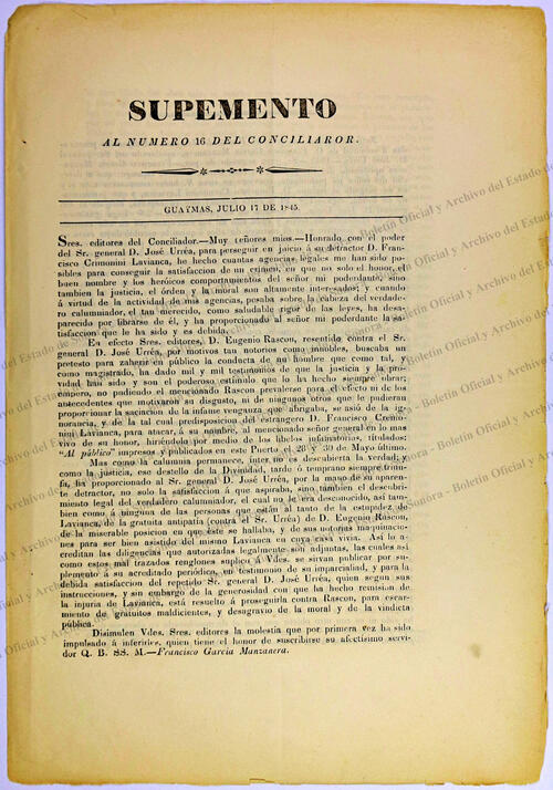 Imagen: El Conciliador