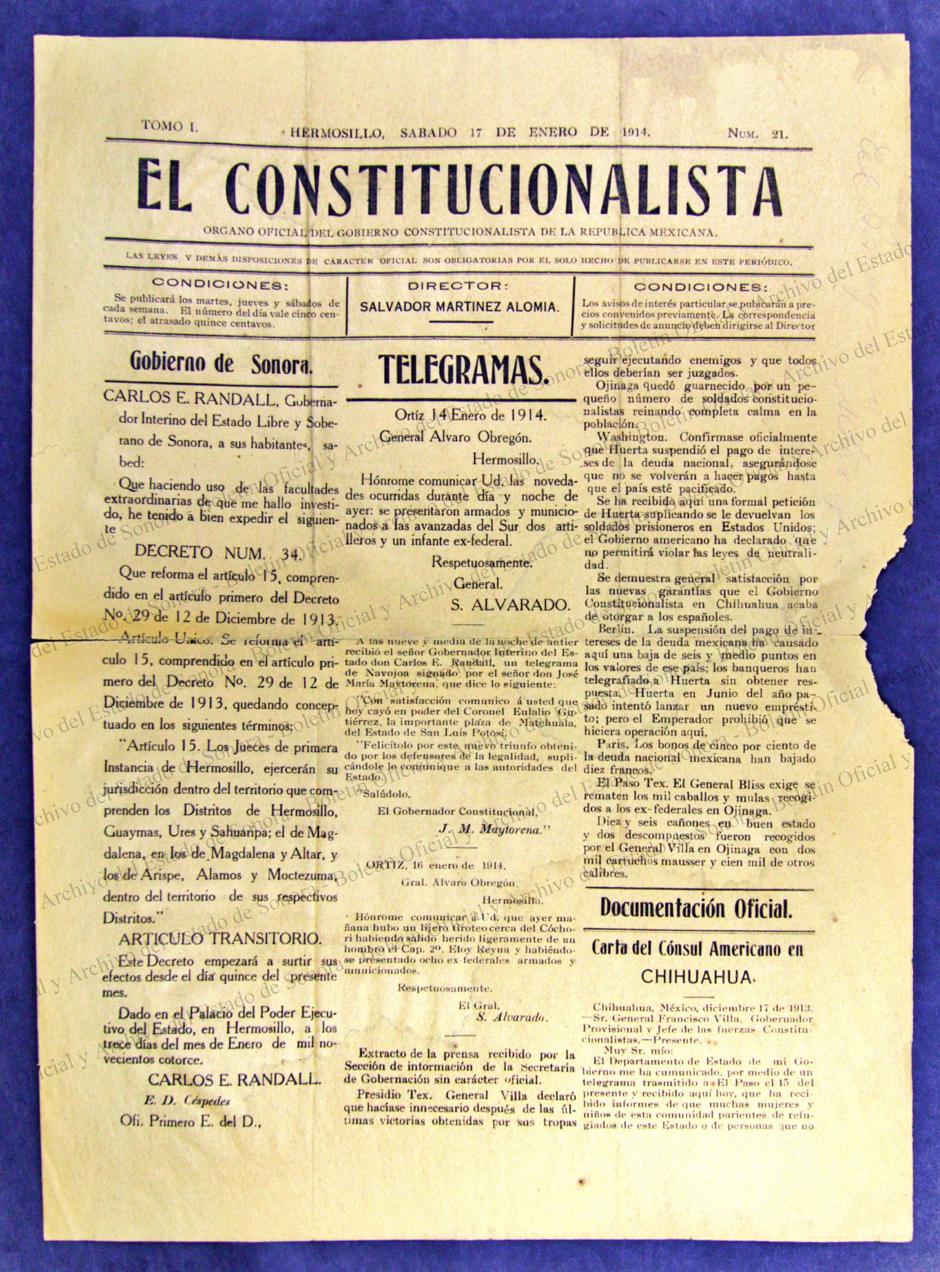 Imagen: El Constitucionalista