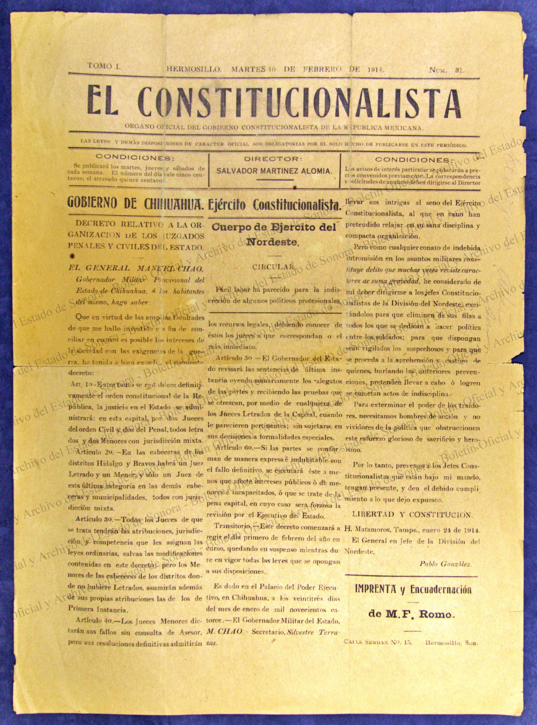 Imagen: El Constitucionalista