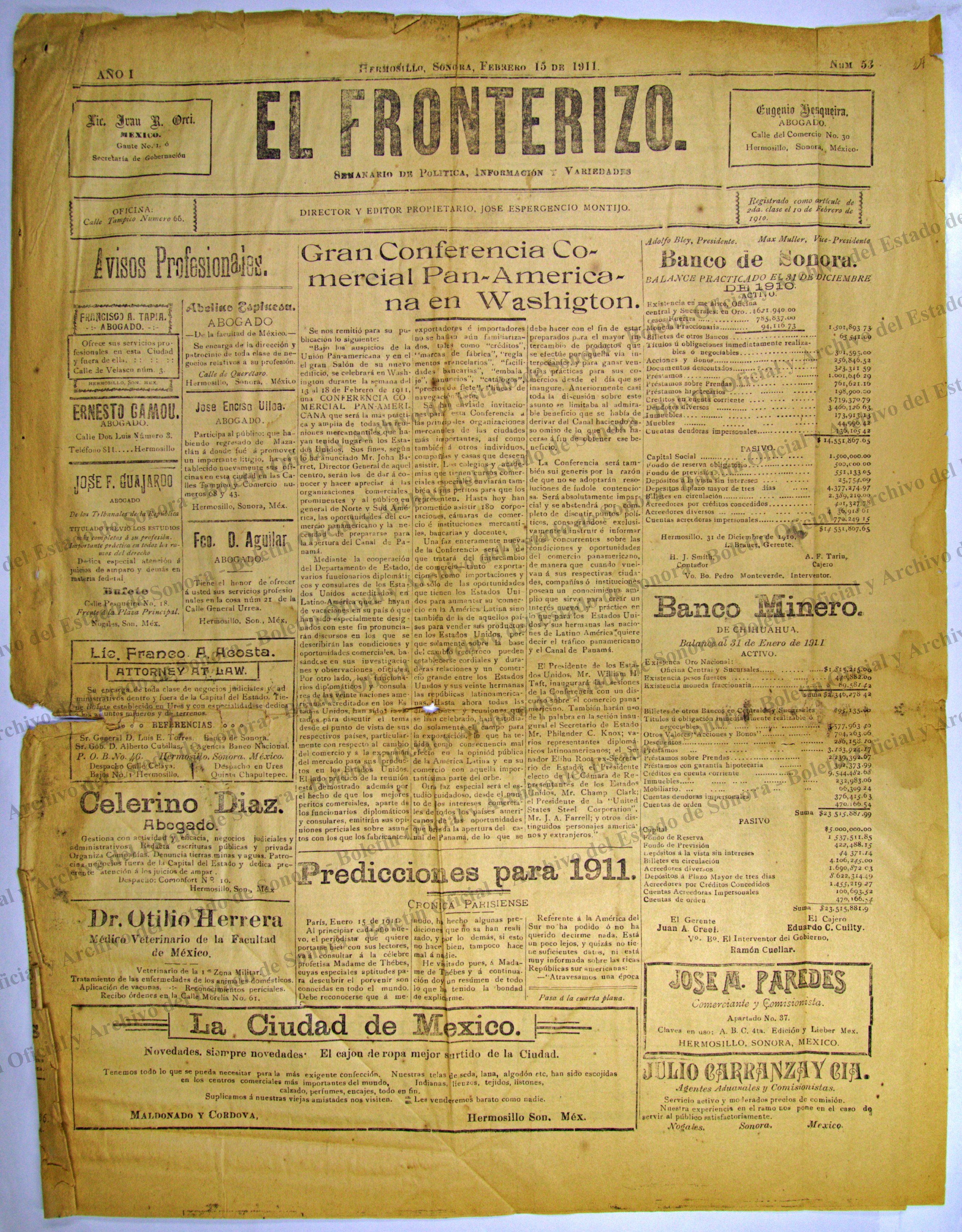 Imagen: El Fronterizo