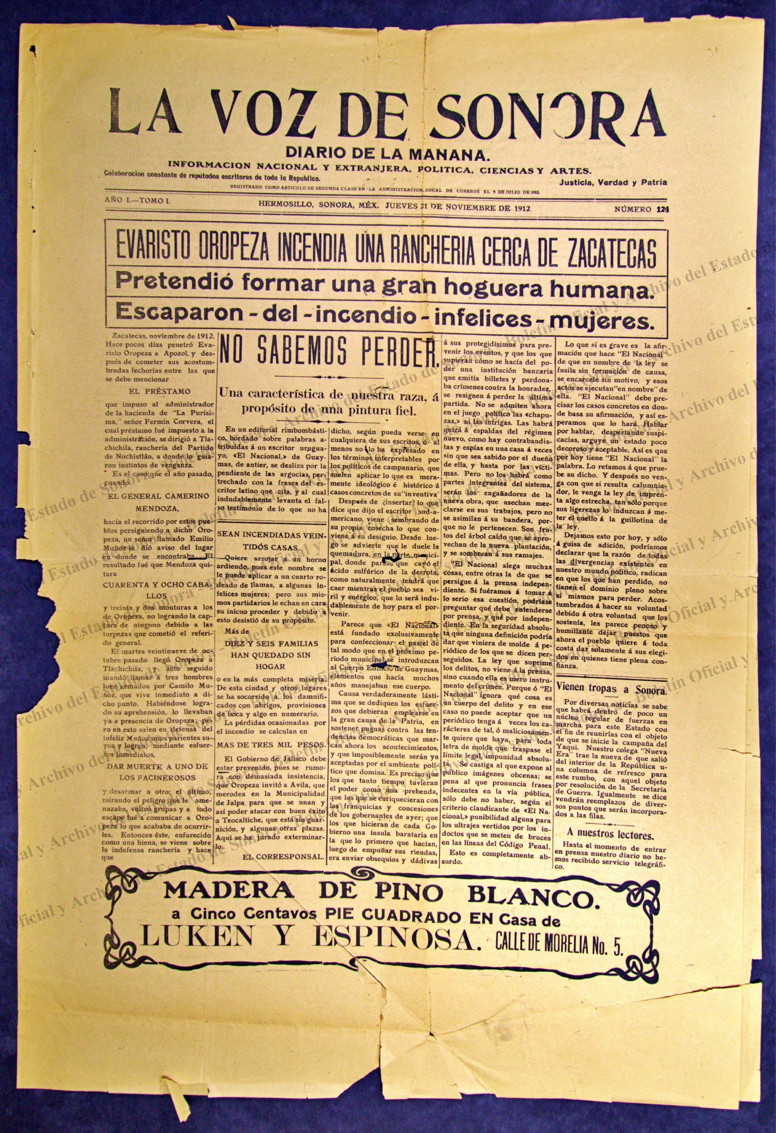 Imagen: La Voz de Sonora