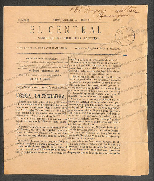 Ejemplar de El Central