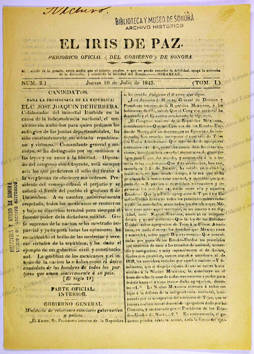Imagen: El Iris de Paz