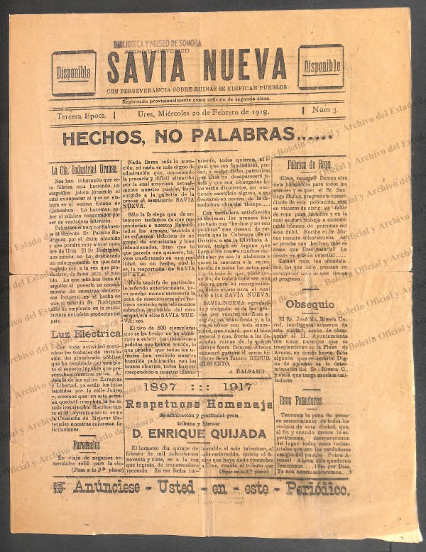 Imagen: Savia Nueva